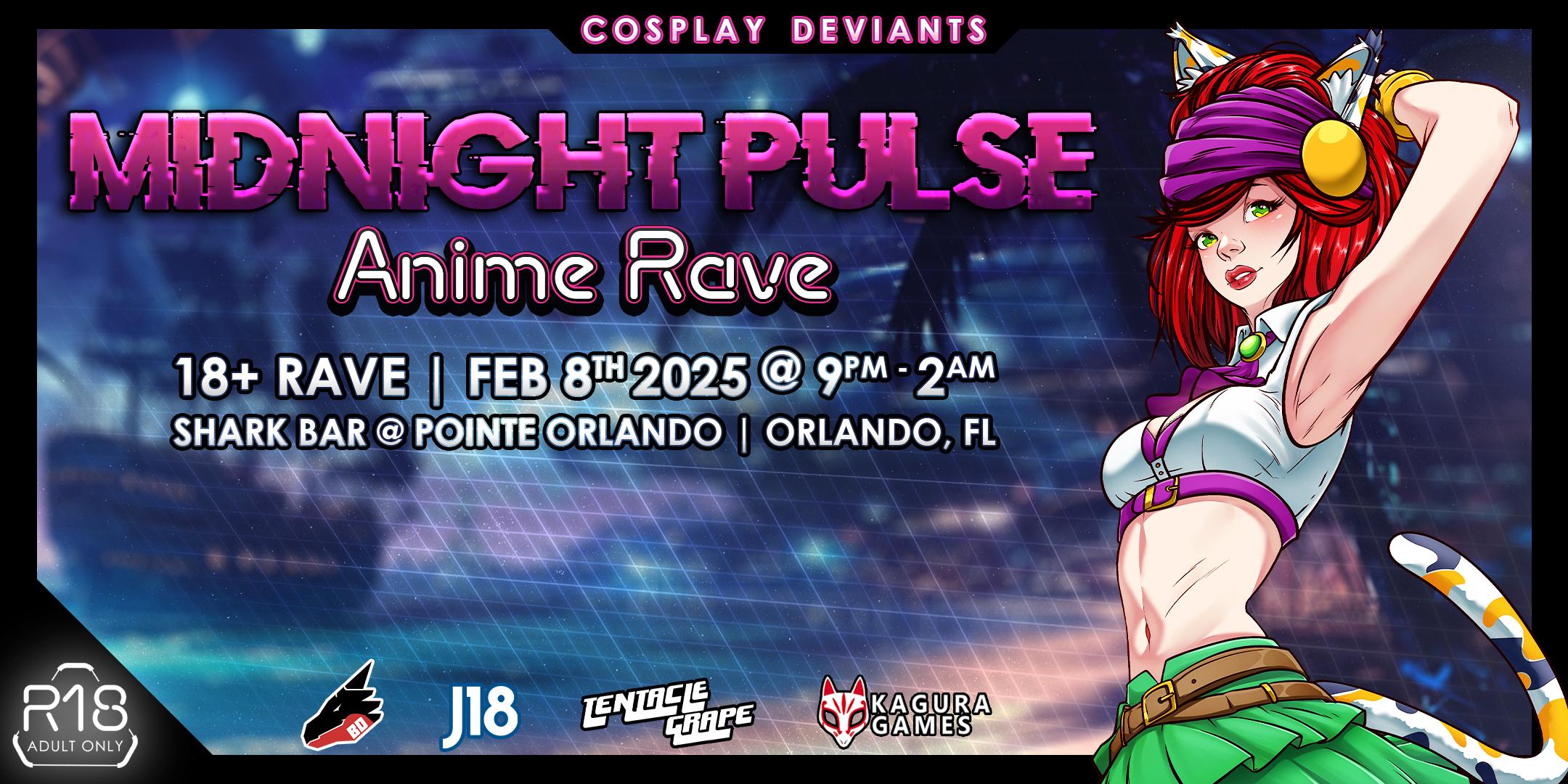 Midnight Pulse 18+ Anime Rave