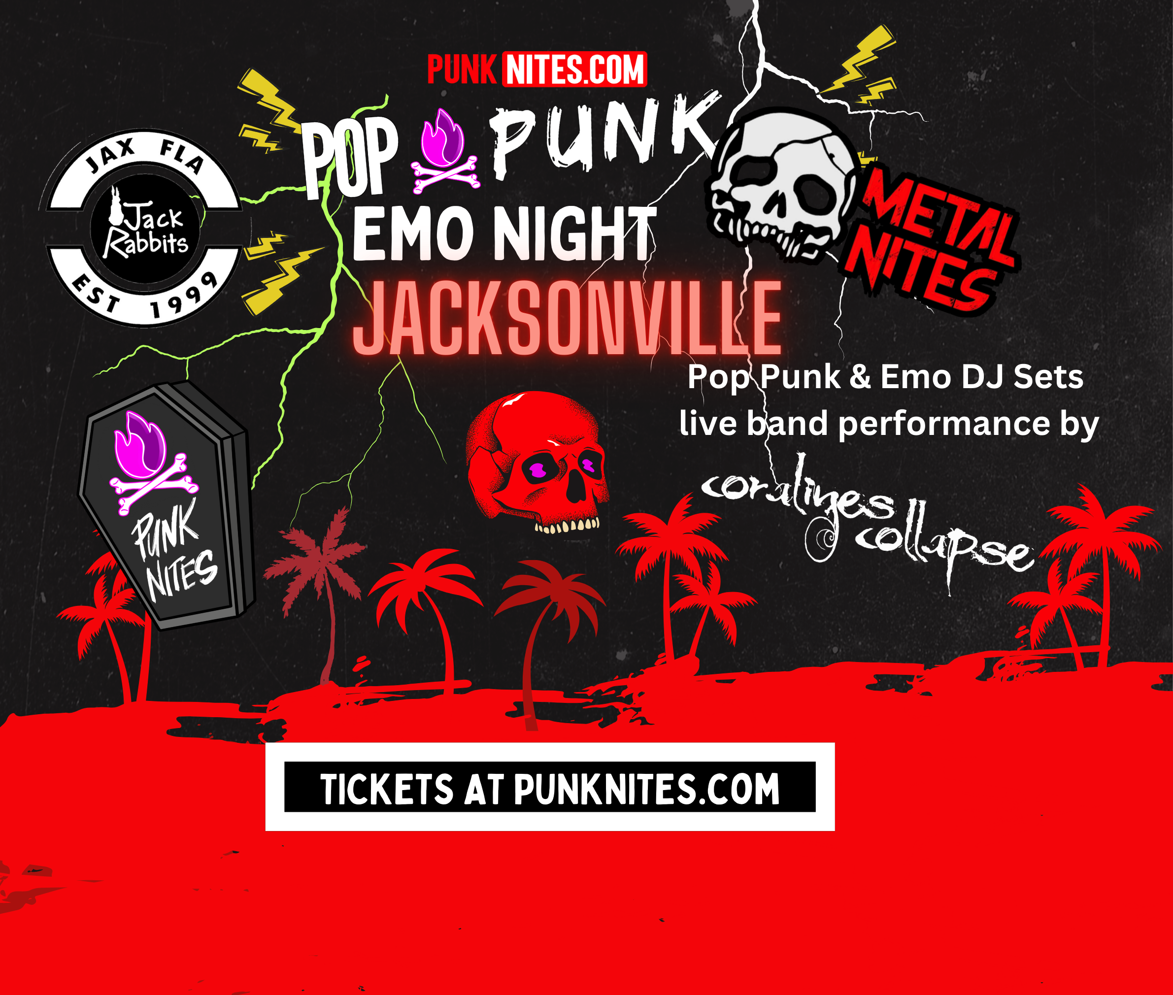 Pop Punk Emo Night Metal Nites Mashup JACKSONVILLE by PUNKNITES