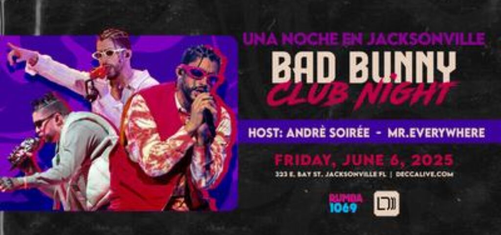 Una Noche En Jacksonville: Bad Bunny Club Night