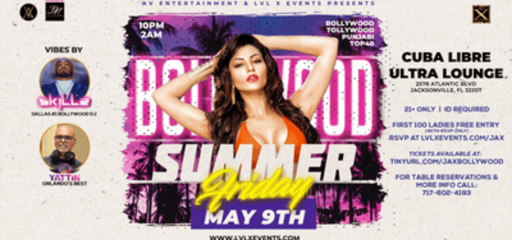 Bollywood Summer Party- Jacksonville