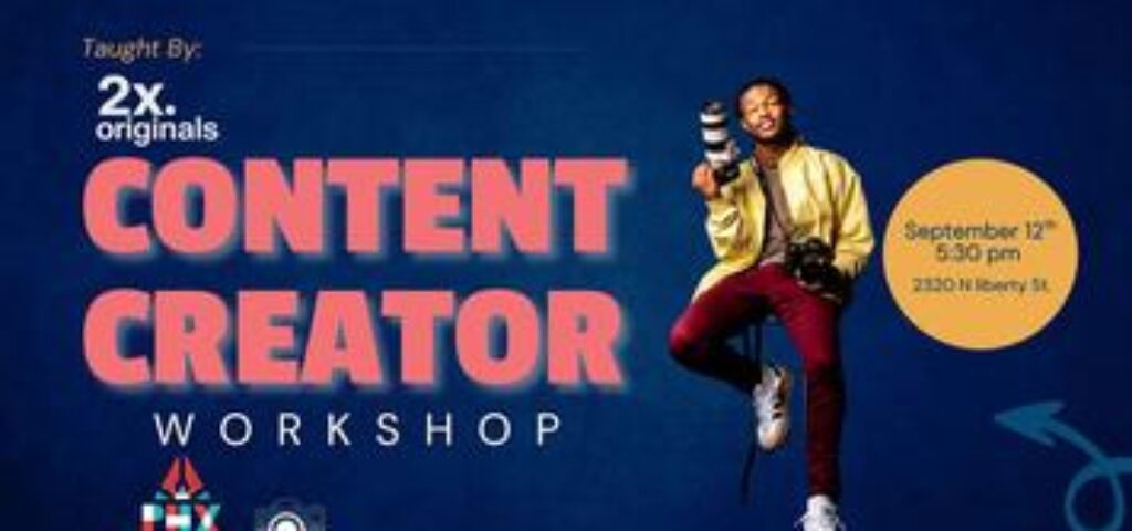 content creator workshop