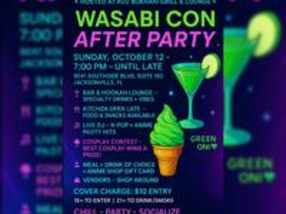 Official Wasabi Con Sunday After Party